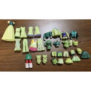 Vintage Polly Pocket Doll Clothes Pants Shirts Dresses Shoes